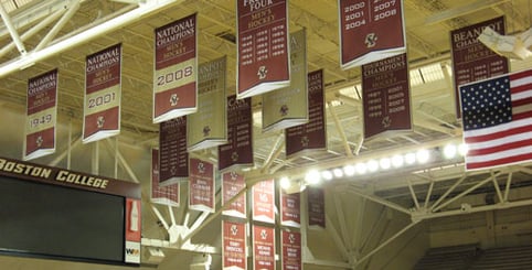 Boston College banners